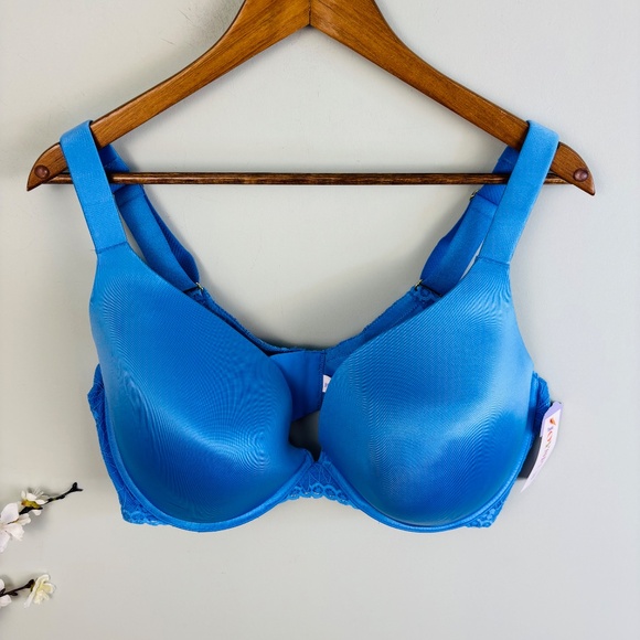 JoySpun Lace Trim Plunge Bra NWT Size 44DDD - Picture 4 of 6